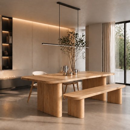 Keld Solid Oak Dining Bench