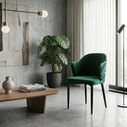 Dining Chair Jungle with metal legs
