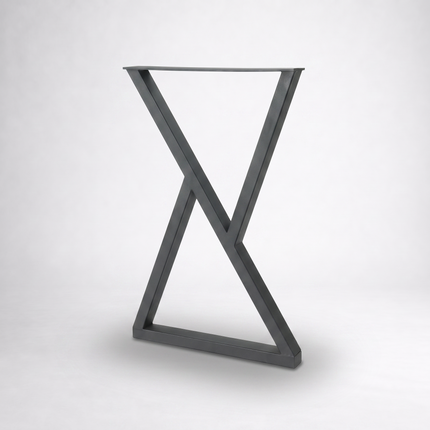Brigg Straight Edge Breakfast Bar Z Frame Steel Legs