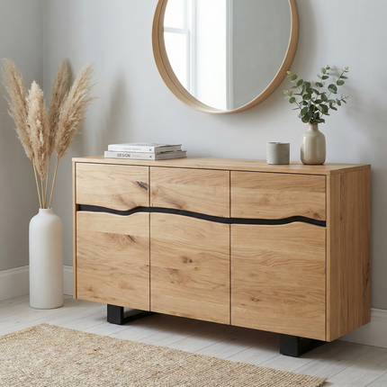 Loft chest of drawers made of solid oak Ofcaster