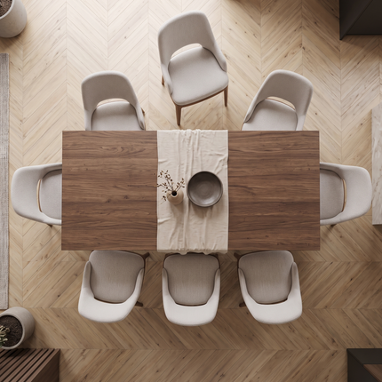 Farley Solid Oak Dining Table – Solid Oak Wooden Legs