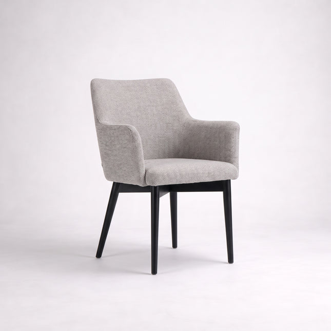Armchair Rene with metal legs
