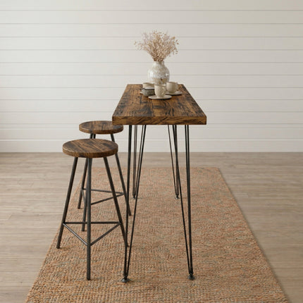 Set Brigg Rustic Breakfast Bar and 2 Stools