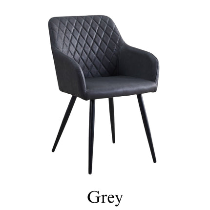 SET Solid Oak Dining Table + Chairs PU LEATHER ORBY