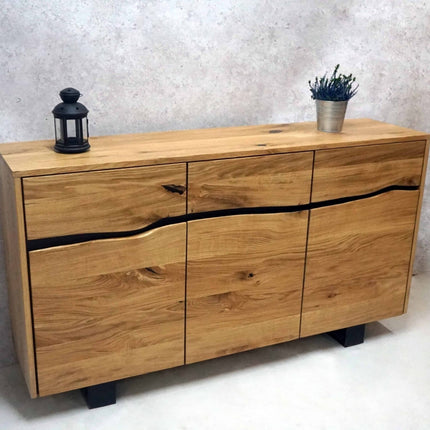 Loft chest of drawers made of solid oak Ofcaster
