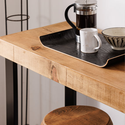 Boston Breakfast Bar Square Steel Legs