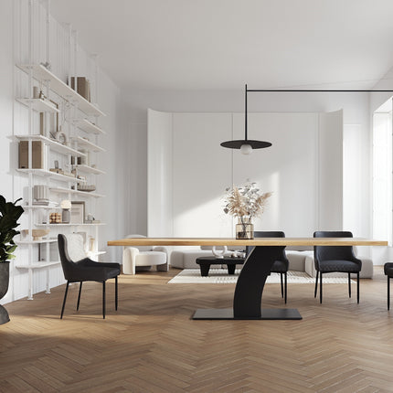 Ripon Oak Modern Dining Table