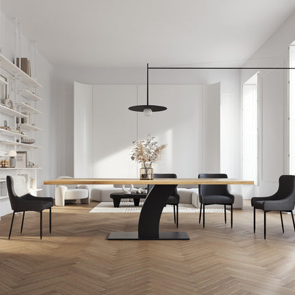 Ripon Oak Modern Dining Table