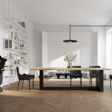 Colton Oak Modern Dining Table