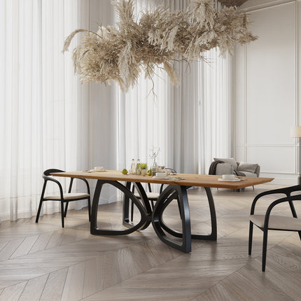 Eske Oak Modern Dining Table