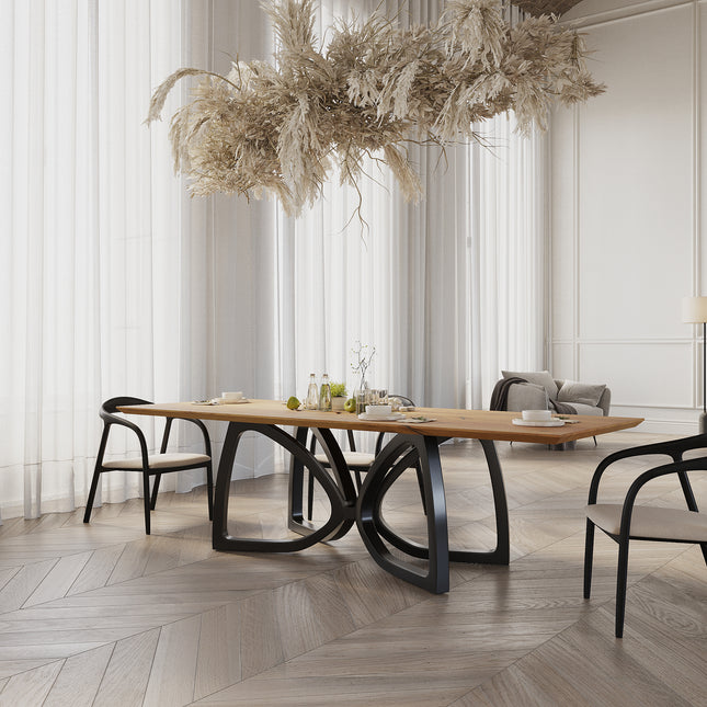 Eske Oak Modern Dining Table
