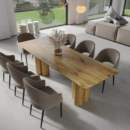 Aike Oak Modern Dining Table