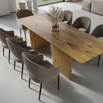 Ely Oak Modern Dining Table