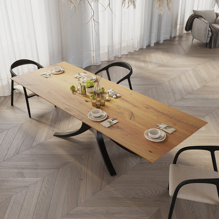 Boxhill Oak Modern Dining Table