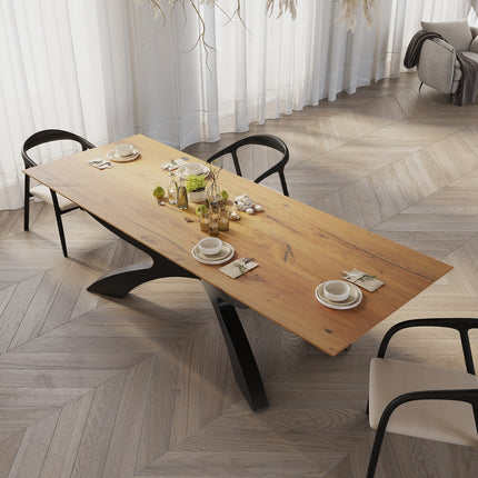 Fordon Oak Modern Dining Table