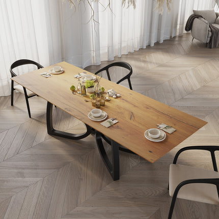 Eske Oak Modern Dining Table