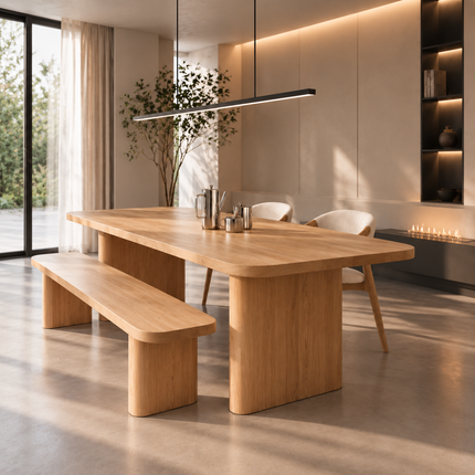 Keld Solid Oak Dining Bench