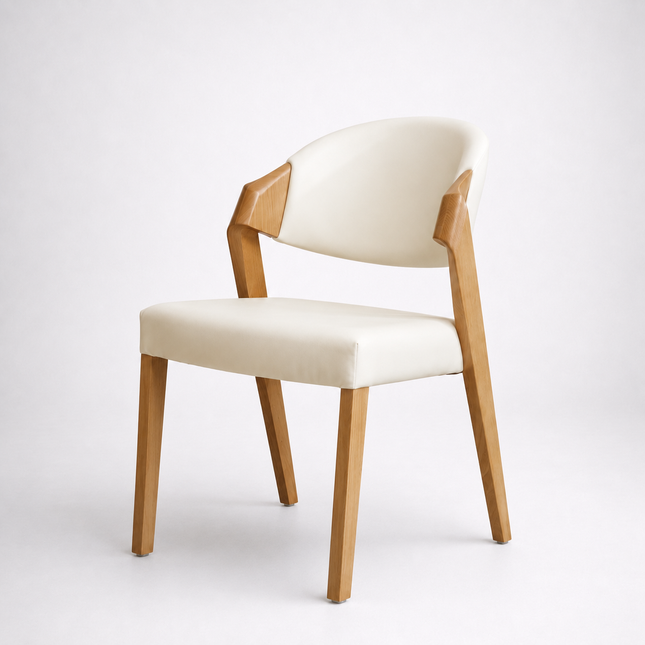 Somerby Solid Oak SET Table/6 Chairs - Solid Oak Dining Table/Chairs Rocco