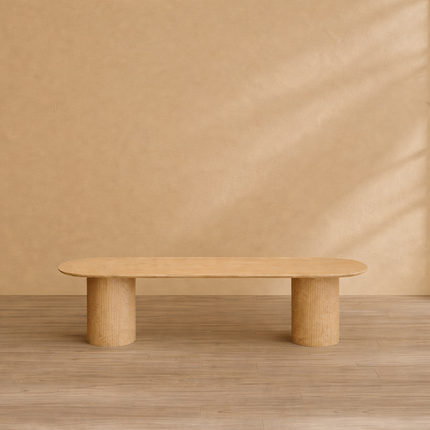 Oak Modern Dining Bench 0104