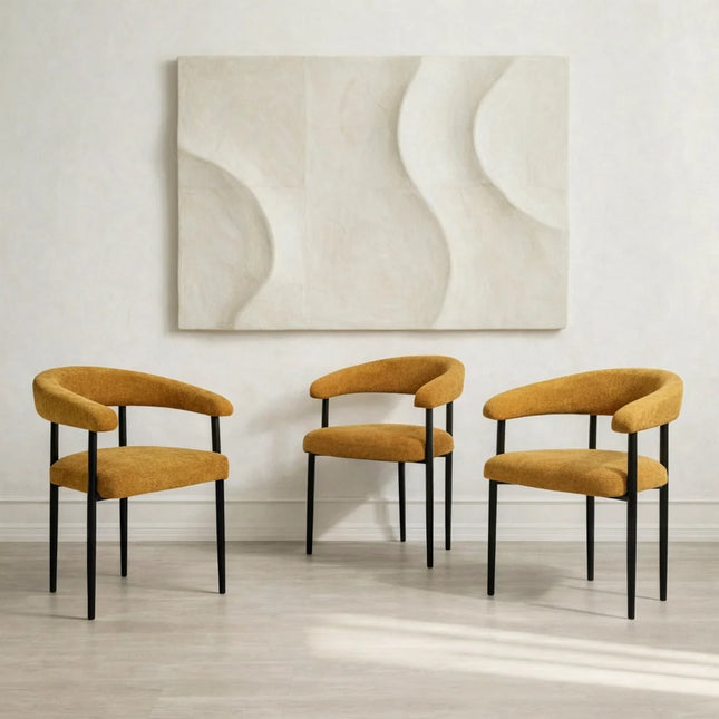 Dining Chair Stella with metal legs