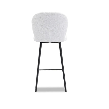 Bar Stools Cleo with black metal base