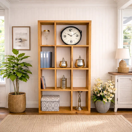 Rustic Bookcase Handmade Industrial Style Bookcase Bookshelf Storage Unit Cabinet 1013