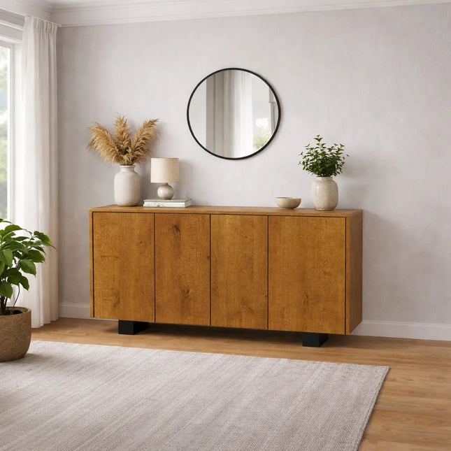 Oak loft industrial chest of drawers Carlton