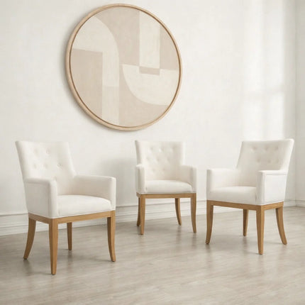 Dining chair Crystal with armrest