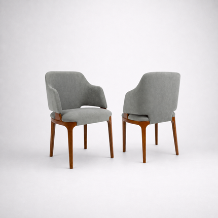 Dining chair Virtuoso with armrest
