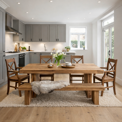 Broxa Wooden Dining Chair Solid Wood