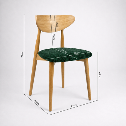 Oak Dining Chair Vibe Oak