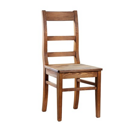 GRANTHAM SET Table/Bench/5Chairs -  Grantham Rustic Dining Table/ Grantham Bench/ Wooden Chairs