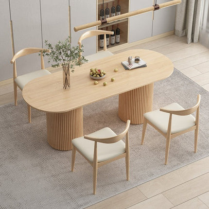 Oak Modern Dining Bench 0104