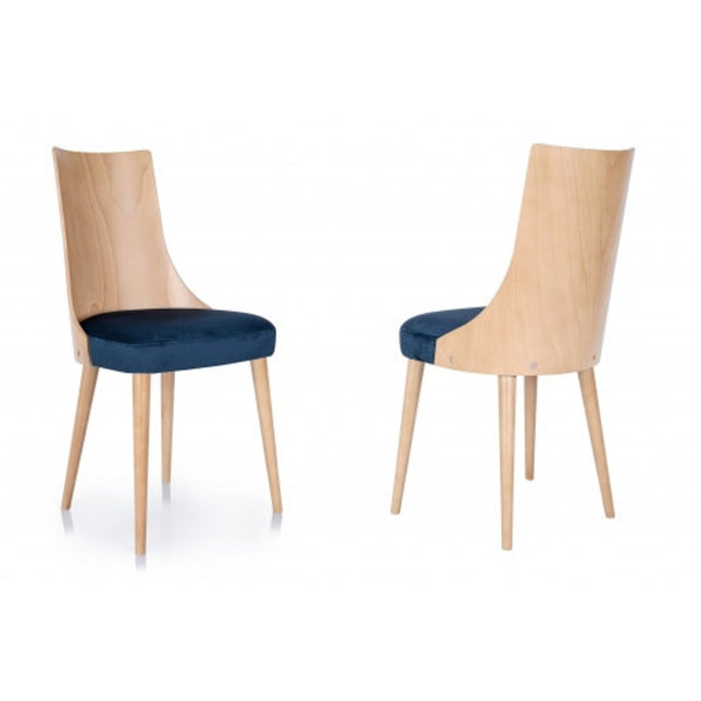 Set of Two Dining Chairs Pearl