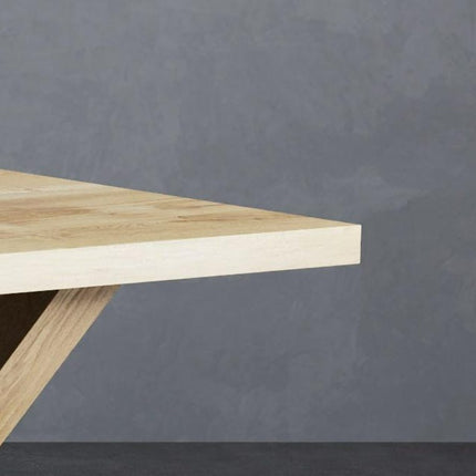 Tetney Solid Oak Dining Table with XF Wooden Legs