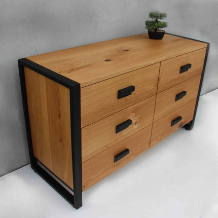 Oak spacious loft chest of drawers Sibsey