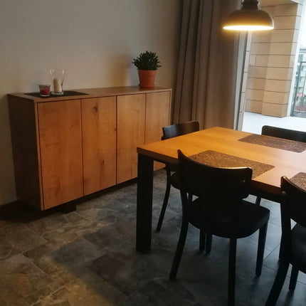 Oak loft industrial chest of drawers Carlton