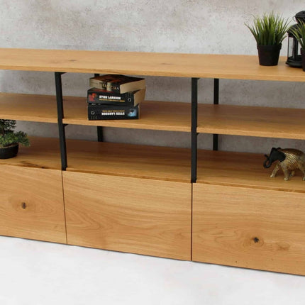 Oak loft chest of drawers with drawers Bottesford