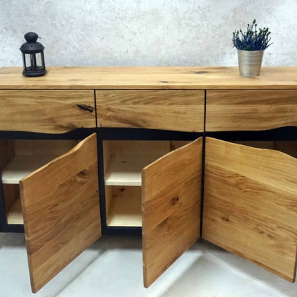Loft chest of drawers made of solid oak Ofcaster