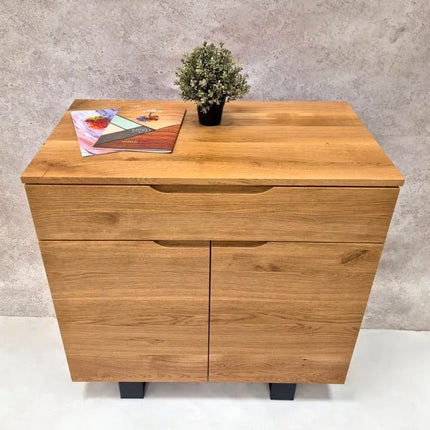 Oak chest of drawers in the loft style Revesby