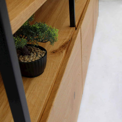 Oak loft chest of drawers with drawers Bottesford