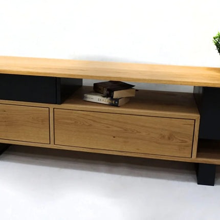 Oak loft TV cabinet Gosberton