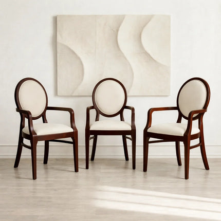 Dining chair Charles with armrest