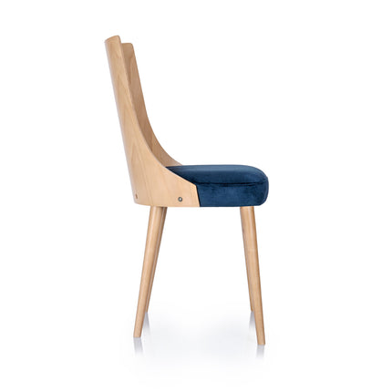 Set of Two Dining Chairs Pearl