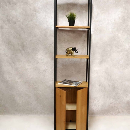 Oak Industrial Bookcase Crowland