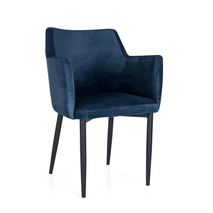 Armchair Rene with metal legs