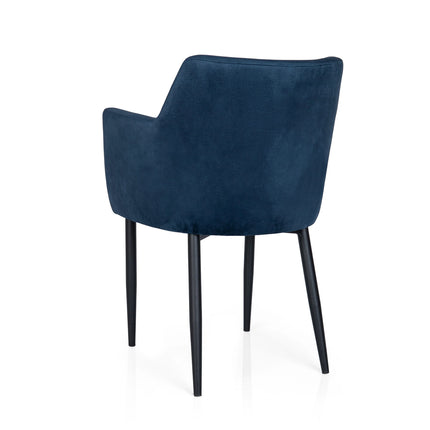 Armchair Rene with metal legs